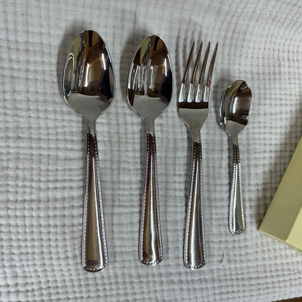 Lauren Ralph Lauren 4 Pc. Hostess Set Sinclair Stainless Steel